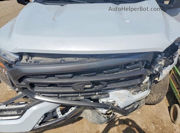 1FTFW1E52NKE76300 2022 FORD F150 White Вид задньої частини салону