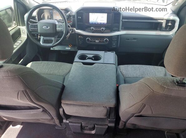 1FTFW1E52PKD59352 2023 FORD F150 Blue Vista del salpicadero