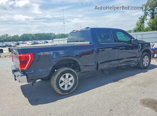 1FTFW1E52PKD59352 2023 FORD F150 Blue Trasero derecho