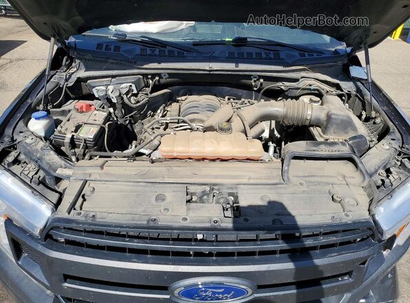 1FTFW1E53JKC88587 2018 FORD F150 Коричневый Вид задней части салона