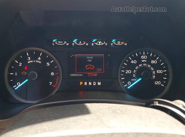 1FTFW1E53LKD68183 2020 FORD F150 Белый Вид щитка приборов