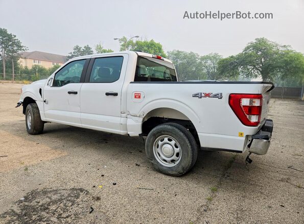 1FTFW1E53NKD28978 2022 FORD F150 White Trasero izquierdo