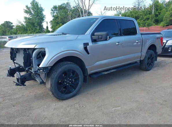 1FTFW1E53PFD10668 2023 FORD F150 Silver Vista tres cuartos delantera izquierda