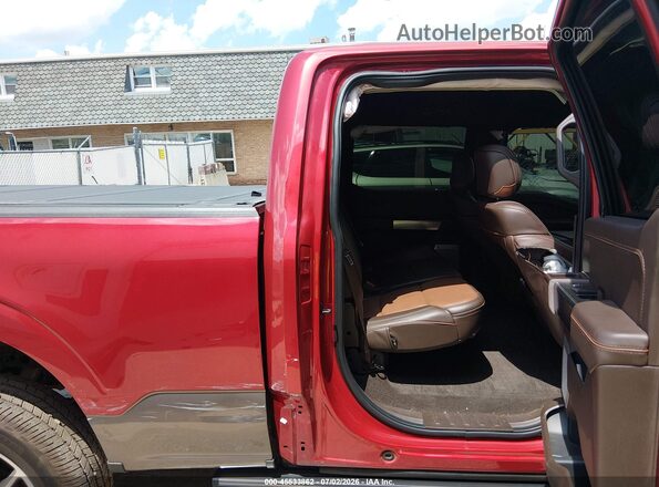 1FTFW1E54MFB29686 2021 FORD F150 Red Widok naklejki z numerem VIN