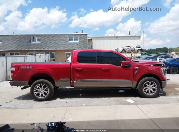 1FTFW1E54MFB29686 2021 FORD F150 Red Widok wnętrza 360 stopni