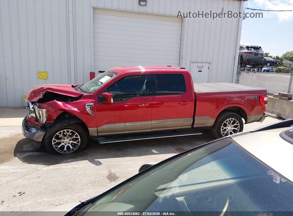 1FTFW1E54MFB29686 2021 FORD F150 Red 
