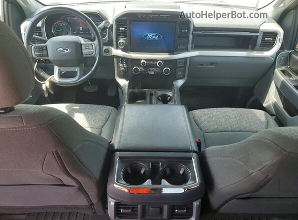 1FTFW1E54MKE45483 2021 FORD F150 White Dashboard view
