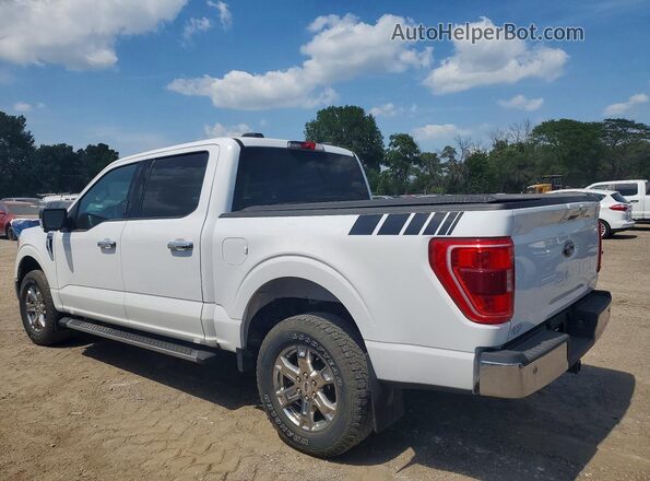 1FTFW1E54MKE45483 2021 FORD F150 White Rear left