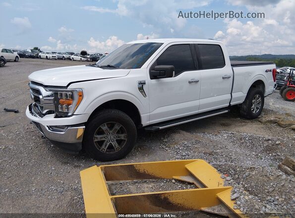 1FTFW1E54NFB09679 2022 FORD F150 Белый Передняя левая четверть