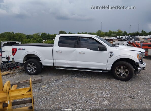 1FTFW1E54NFB09679 2022 FORD F150 Белый Вид задней части салона