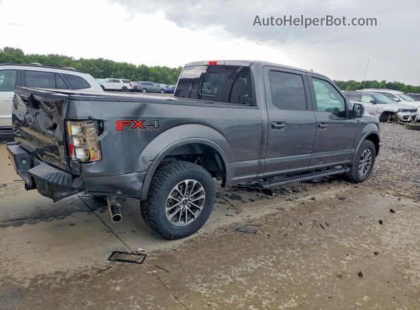 1FTFW1E56JFB65732 2018 FORD F150 Gray Tył prawy