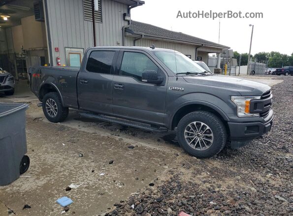 1FTFW1E56JFB65732 2018 FORD F150 Gray Przód prawy