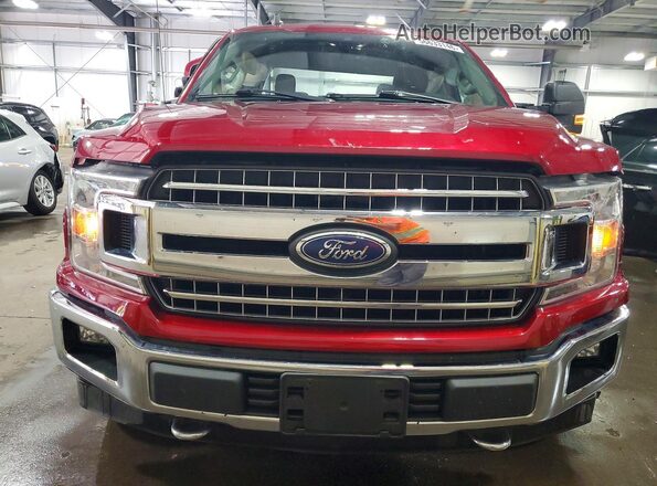 1FTFW1E56KFB28956 2019 FORD F150 Red Front view