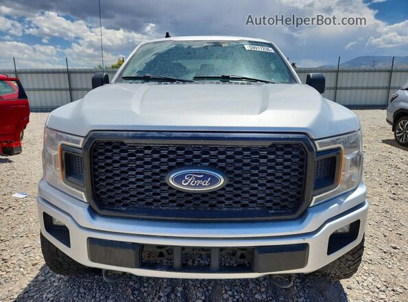 1FTFW1E56KFC33643 2019 FORD F150 Silver Front view