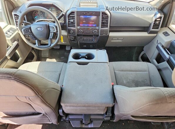 1FTFW1E56KFC33643 2019 FORD F150 Silver Dashboard view
