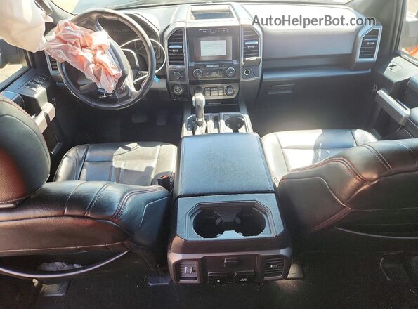 1FTFW1E56KFD20054 2019 FORD F150 Gray Առջևի վահանակի տեսք