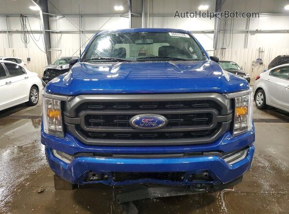 1FTFW1E56PKE56571 2023 FORD F150 Blue Vista frontal