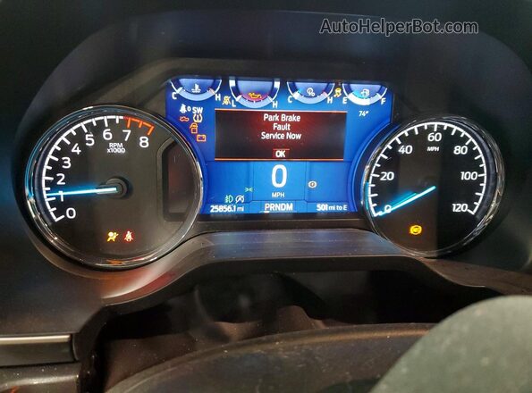 1FTFW1E56PKE56571 2023 FORD F150 Blue Vista del cuadro de instrumentos