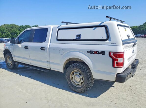 1FTFW1E57KKE83237 2019 FORD F150 White Trasero izquierdo