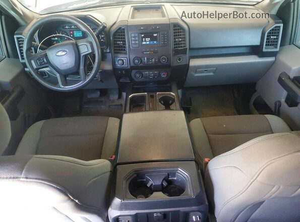 1FTFW1E57KKE83237 2019 FORD F150 White Vista del salpicadero