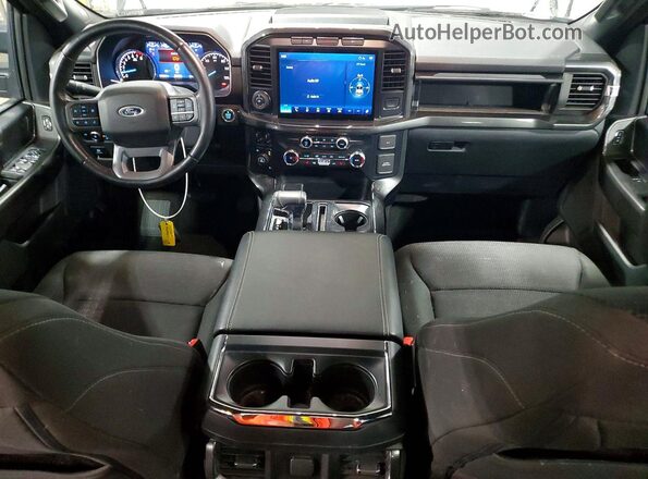 1FTFW1E57NKF18752 2022 FORD F150 Silver Vista del salpicadero