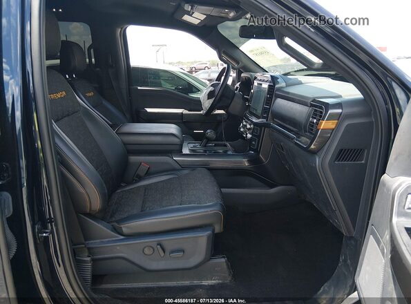 1FTFW1E57PFA48010 2023 FORD F150 Dark Blue Front interior view