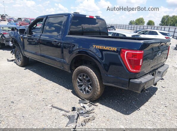 1FTFW1E57PFA48010 2023 FORD F150 Dark Blue Rear left