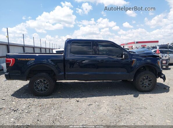1FTFW1E57PFA48010 2023 FORD F150 Dark Blue Rear interior view