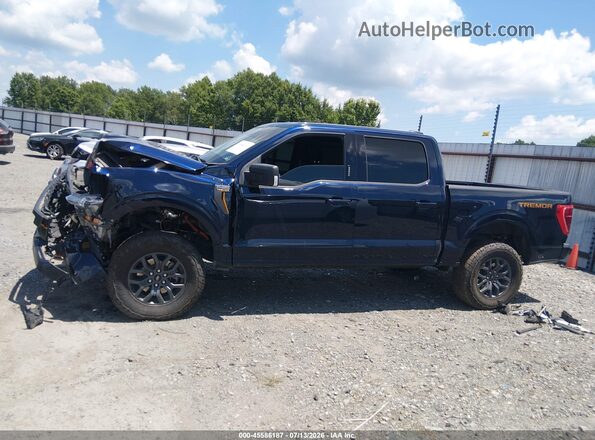 1FTFW1E57PFA48010 2023 FORD F150 Dark Blue 360 interior view