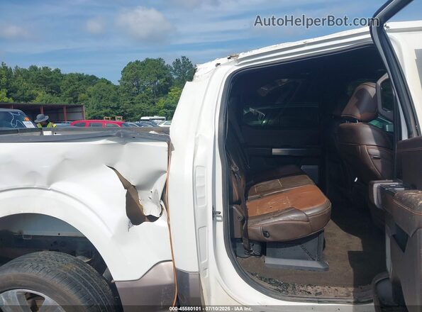 1FTFW1E57PFC00724 2023 FORD F150 White Vista de la etiqueta del VIN