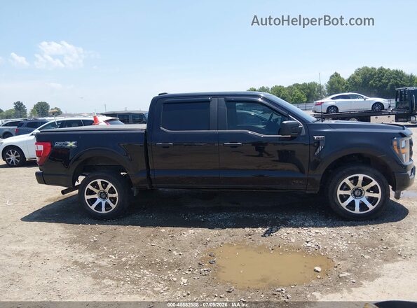 1FTFW1E57PKF37532 2023 FORD F150 Черный Вид задней части салона
