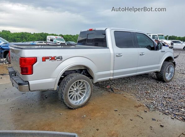 1FTFW1E58JKE90891 2018 FORD F150 Silver Задня права чверть