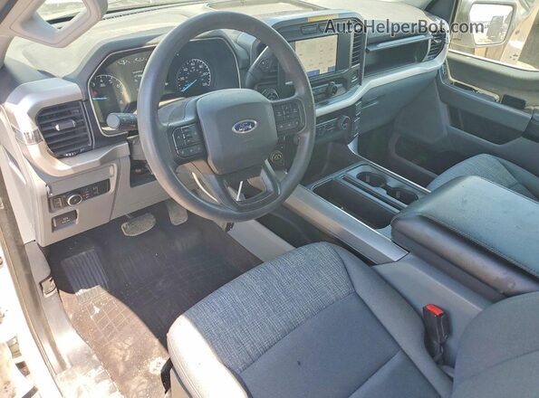 1FTFW1E58MFC96813 2021 FORD F150 White Widok deski rozdzielczej