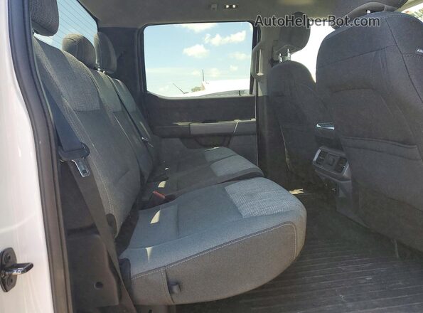 1FTFW1E58MFC96813 2021 FORD F150 White Widok tylnych siedzeń