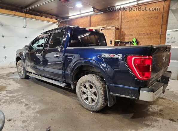 1FTFW1E58MFD09947 2021 FORD F150 Синий Задняя левая четверть