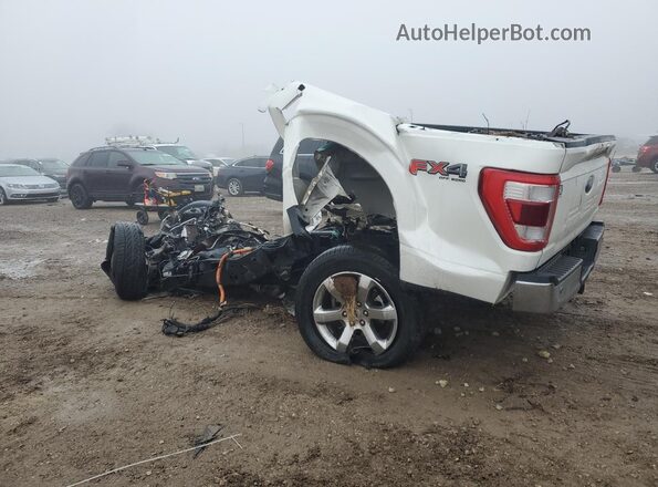 1FTFW1E58NFC44485 2022 FORD F150 White Tył lewy