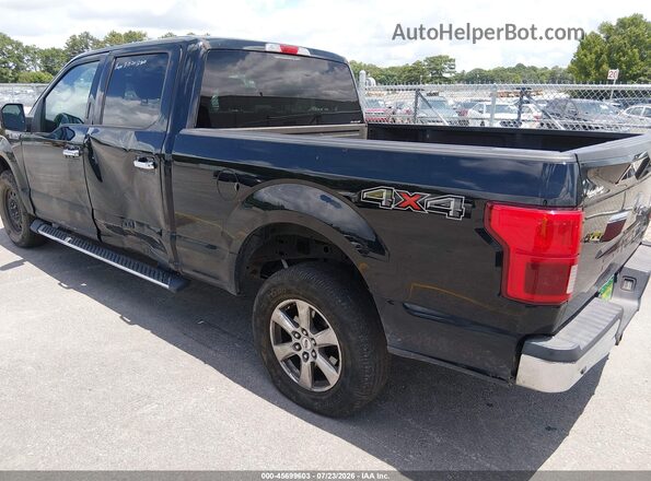 1FTFW1E59JKF17502 2018 FORD F150 Black Trasero izquierdo