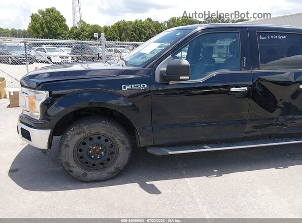1FTFW1E59JKF17502 2018 FORD F150 Black Vista interior de 360 grados