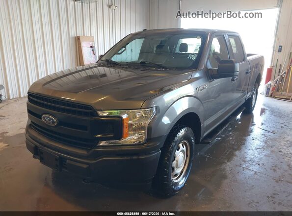 1FTFW1E59JKF63587 2018 FORD F150 Серый Передняя левая четверть
