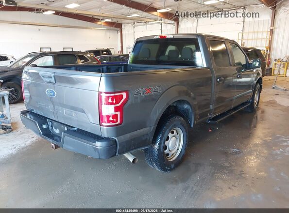 1FTFW1E59JKF63587 2018 FORD F150 Серый Задняя правая четверть