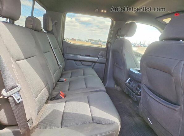 1FTFW1E59MFC97145 2021 FORD F150 Black Vista de los asientos traseros