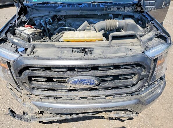 1FTFW1E59NFB96088 2022 FORD F150 Gray Rear interior view