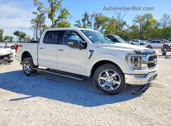 1FTFW1E59PFB41529 2023 FORD F150 White Przód prawy