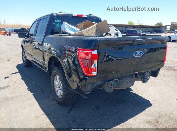 1FTFW1E5XMFA71969 2021 FORD F150 Black Trasero izquierdo