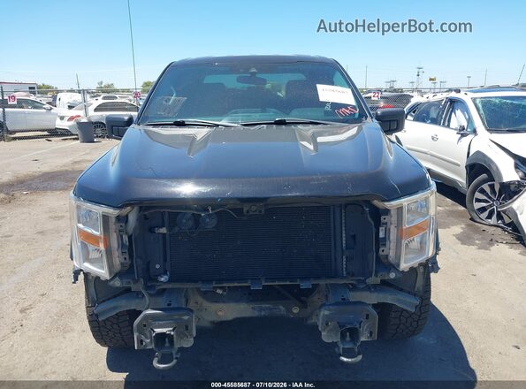 1FTFW1E5XMFA71969 2021 FORD F150 Black Vista del cuadro de instrumentos