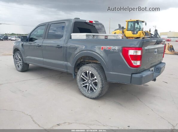1FTFW1E5XMKD98699 2021 FORD F150 Gray Rear left