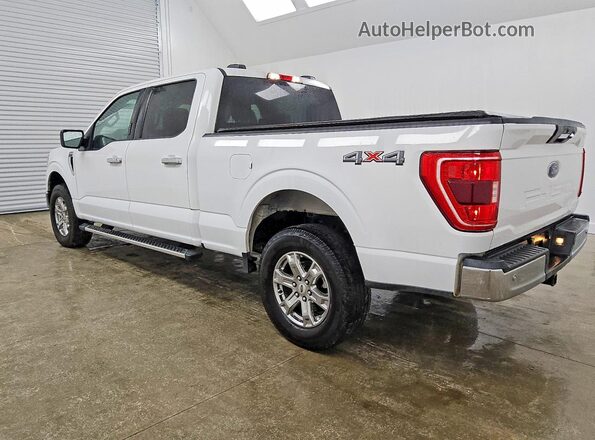 1FTFW1E5XNFA49536 2022 FORD F150 White Հետևի ձախ