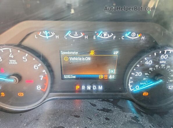 1FTFW1E5XPFA34585 2023 FORD F150 Белый Вид щитка приборов