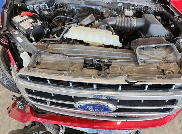1FTFW1E5XPFA45182 2023 FORD F150 Red Սալոնի հետևի տեսք