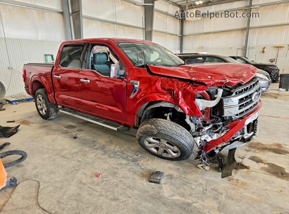 1FTFW1E5XPFA45182 2023 FORD F150 Red Առջևի աջ